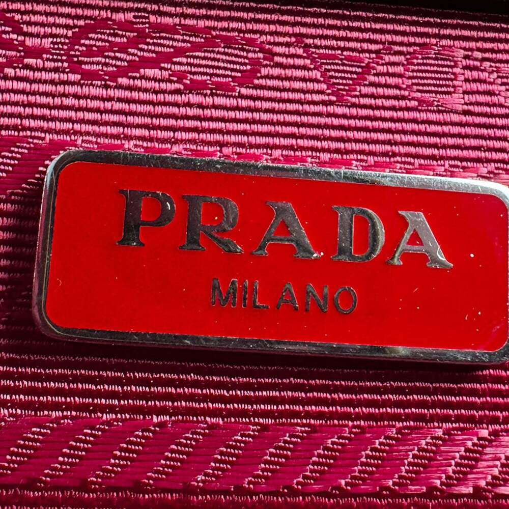 PRADA Red Leather Shoulder Bag - Picture 13 of 13